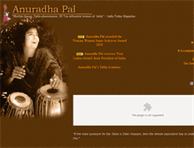 Tablet Screenshot of anuradhapal.com